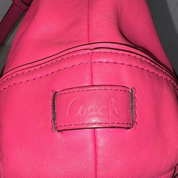 Coach Purse Handbag Leather Pocketbook Alexandria Chain Shoulder Bag - Picture 11 of 16